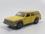 1982 Hot Wheels Aries Wagon Yellow Die Cast Toy Car Station Wagon Vehicle - Made in Hong Kong