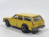 1982 Hot Wheels Aries Wagon Yellow Die Cast Toy Car Station Wagon Vehicle - Made in Hong Kong