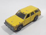 1982 Hot Wheels Aries Wagon Yellow Die Cast Toy Car Station Wagon Vehicle - Made in Hong Kong