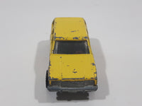 1982 Hot Wheels Aries Wagon Yellow Die Cast Toy Car Station Wagon Vehicle - Made in Hong Kong