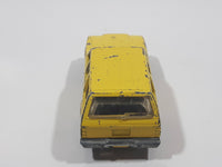 1982 Hot Wheels Aries Wagon Yellow Die Cast Toy Car Station Wagon Vehicle - Made in Hong Kong