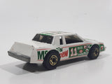 1983 Hot Wheels Mountain Dew Soda Pop Nascar Racing Stocker White Die Cast Toy Race Car Vehicle - GHO - #11 Darrel Waltrip