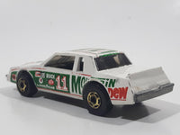 1983 Hot Wheels Mountain Dew Soda Pop Nascar Racing Stocker White Die Cast Toy Race Car Vehicle - GHO - #11 Darrel Waltrip