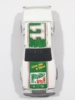 1983 Hot Wheels Mountain Dew Soda Pop Nascar Racing Stocker White Die Cast Toy Race Car Vehicle - GHO - #11 Darrel Waltrip