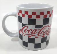 2003 Gibson Coca-Cola Coke Checkered Ceramic Coffee Mug