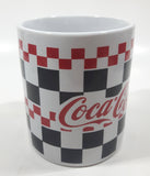 2003 Gibson Coca-Cola Coke Checkered Ceramic Coffee Mug