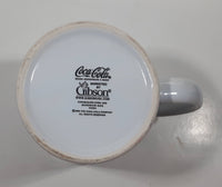 2003 Gibson Coca-Cola Coke Checkered Ceramic Coffee Mug