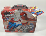 2012 Marvel Spider-Man Spider-Sense Tingling!!! Carry-All Embossed Tin Metal Lunch Box with Tags