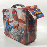 2012 Marvel Spider-Man Spider-Sense Tingling!!! Carry-All Embossed Tin Metal Lunch Box with Tags