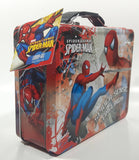2012 Marvel Spider-Man Spider-Sense Tingling!!! Carry-All Embossed Tin Metal Lunch Box with Tags