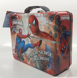2012 Marvel Spider-Man Spider-Sense Tingling!!! Carry-All Embossed Tin Metal Lunch Box with Tags