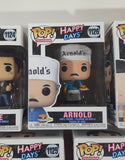 Funko Pop! Television Happy Days Fonzie, Richie, Arnold, Joanie, Chachi 4" Tall Vinyl Figures Full Set of 5 #1124, 1125, 1126, 1127, 1128 New in Box