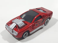 2005 McDonald's Hot Wheels AcceleRacers Series Hollowback Dark Orange Red Die Cast Toy Car Vehicle