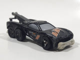 2002 Hot Wheels Tow Jam Flat Black Die Cast Toy Car Vehicle