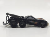 2002 Hot Wheels Tow Jam Flat Black Die Cast Toy Car Vehicle