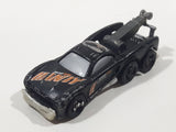 2002 Hot Wheels Tow Jam Flat Black Die Cast Toy Car Vehicle