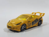 2001 Hot Wheels Toyota Celica "RHLman Turbo" Yellow Die Cast Toy Race Car Vehicle