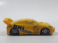 2001 Hot Wheels Toyota Celica "RHLman Turbo" Yellow Die Cast Toy Race Car Vehicle