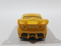 2001 Hot Wheels Toyota Celica "RHLman Turbo" Yellow Die Cast Toy Race Car Vehicle