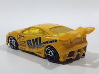 2001 Hot Wheels Toyota Celica "RHLman Turbo" Yellow Die Cast Toy Race Car Vehicle