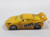 2001 Hot Wheels Toyota Celica "RHLman Turbo" Yellow Die Cast Toy Race Car Vehicle