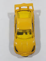 2001 Hot Wheels Toyota Celica "RHLman Turbo" Yellow Die Cast Toy Race Car Vehicle