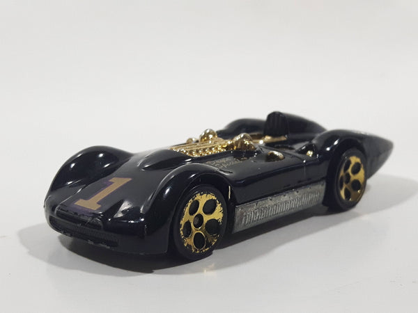 1999 Hot Wheels First Editions Turbolence Black Die Cast Toy Race Car Vehicle