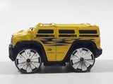 2004 Hot Wheels First Editions Blings Hummer H2 Yellow Die Cast Toy Car Vehicle