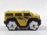 2004 Hot Wheels First Editions Blings Hummer H2 Yellow Die Cast Toy Car Vehicle