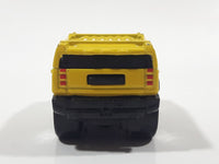 2004 Hot Wheels First Editions Blings Hummer H2 Yellow Die Cast Toy Car Vehicle