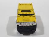 2004 Hot Wheels First Editions Blings Hummer H2 Yellow Die Cast Toy Car Vehicle