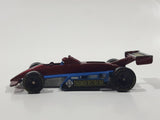 1999 Hot Wheels Thunderstreak Dark Red and Blue Die Cast Toy Race Car Vehicle