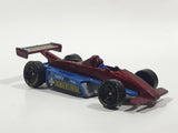 1999 Hot Wheels Thunderstreak Dark Red and Blue Die Cast Toy Race Car Vehicle