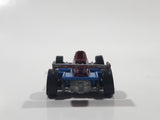 1999 Hot Wheels Thunderstreak Dark Red and Blue Die Cast Toy Race Car Vehicle