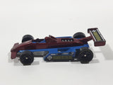 1999 Hot Wheels Thunderstreak Dark Red and Blue Die Cast Toy Race Car Vehicle