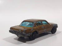 Vintage Yatming No. 1012 Mercedes-Benz 450 SEL Gold Die Cast Toy Car Vehicle - Hong Kong