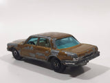 Vintage Yatming No. 1012 Mercedes-Benz 450 SEL Gold Die Cast Toy Car Vehicle - Hong Kong