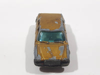 Vintage Yatming No. 1012 Mercedes-Benz 450 SEL Gold Die Cast Toy Car Vehicle - Hong Kong