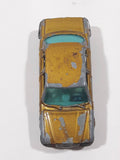 Vintage Yatming No. 1012 Mercedes-Benz 450 SEL Gold Die Cast Toy Car Vehicle - Hong Kong