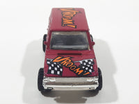 1997 Hot Wheels Biff! Bamm! Boom! Range Rover Dark Magenta Pink Die Cast Toy Car Vehicle