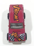 1997 Hot Wheels Biff! Bamm! Boom! Range Rover Dark Magenta Pink Die Cast Toy Car Vehicle