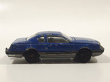 Vintage Majorette No. 217 Ford Thunderbird Dark Blue 1/67 Scale Die Cast Toy Car Vehicle With Opening Hood