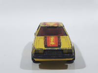 1980 Hot Wheels 1979 Ford Mustang Yellow Die Cast Toy Car Vehicle