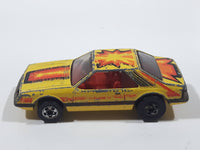 1980 Hot Wheels 1979 Ford Mustang Yellow Die Cast Toy Car Vehicle