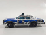 Vintage 1984 Matchbox Superfast Plymouth Gran Fury G12 Police Cop White Die Cast Toy Car Vehicle