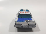 Vintage 1984 Matchbox Superfast Plymouth Gran Fury G12 Police Cop White Die Cast Toy Car Vehicle