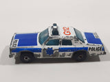 Vintage 1984 Matchbox Superfast Plymouth Gran Fury G12 Police Cop White Die Cast Toy Car Vehicle