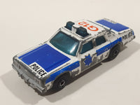 Vintage 1984 Matchbox Superfast Plymouth Gran Fury G12 Police Cop White Die Cast Toy Car Vehicle