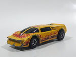 1985 Hot Wheels Crack-Ups Exotic (side crash) Side Banger Yellow Die Cast Toy Muscle Car Vehicle Hong Kong