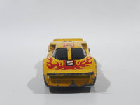 1985 Hot Wheels Crack-Ups Exotic (side crash) Side Banger Yellow Die Cast Toy Muscle Car Vehicle Hong Kong